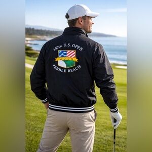 Pebble Beach 100th U.S. Open Staff Tournament men’s jacket XXL (Black)